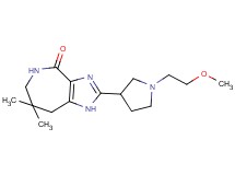 2-[1-(2-methoxyethyl)pyrrolidin-3-yl]-7,7-dimethyl-5,6,7,8-tetrahydroimidazo[4,5-c]azepin-4(1H)-one