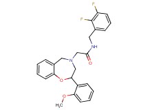 N-(2,3-difluorobenzyl)-2-[2-(2-methoxyphenyl)-2,3-dihydro-1,4-benzoxazepin-4(5H)-yl]acetamide