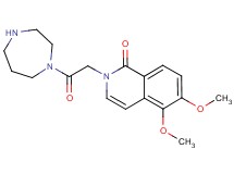 2-[2-(1,4-diazepan-1-yl)-2-oxoethyl]-5,6-dimethoxy-1(2H)-isoquinolinone hydrochloride