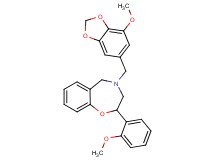 4-[(7-methoxy-1,3-benzodioxol-5-yl)methyl]-2-(2-methoxyphenyl)-2,3,4,5-tetrahydro-1,4-benzoxazepine