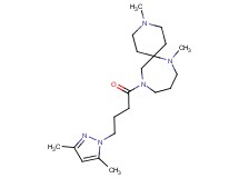 11-[4-(3,5-dimethyl-1H-pyrazol-1-yl)butanoyl]-3,7-dimethyl-3,7,11-triazaspiro[5.6]dodecane