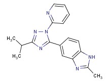 5-(3-isopropyl-1-pyridin-2-yl-1H-1,2,4-triazol-5-yl)-2-methyl-1H-benzimidazole