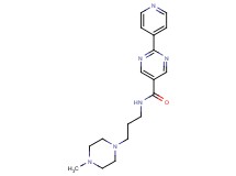 N-[3-(4-methylpiperazin-1-yl)propyl]-2-pyridin-4-ylpyrimidine-5-carboxamide