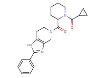 5-{[1-(cyclopropylcarbonyl)piperidin-2-yl]carbonyl}-2-phenyl-4,5,6,7-tetrahydro-1H-imidazo[4,5-c]pyridine