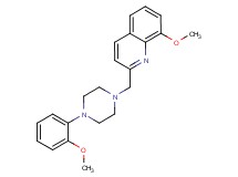 8-methoxy-2-{[4-(2-methoxyphenyl)-1-piperazinyl]methyl}quinoline trifluoroacetate
