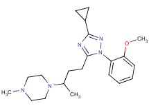1-{3-[3-cyclopropyl-1-(2-methoxyphenyl)-1H-1,2,4-triazol-5-yl]-1-methylpropyl}-4-methylpiperazine