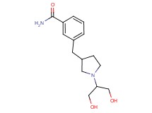 3-({1-[2-hydroxy-1-(hydroxymethyl)ethyl]-3-pyrrolidinyl}methyl)benzamide