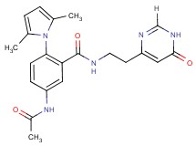 5-(acetylamino)-2-(2,5-dimethyl-1H-pyrrol-1-yl)-N-[2-(6-oxo-1,6-dihydropyrimidin-4-yl)ethyl]benzamide