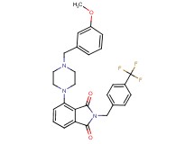 4-[4-(3-methoxybenzyl)-1-piperazinyl]-2-[4-(trifluoromethyl)benzyl]-1H-isoindole-1,3(2H)-dione