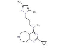 2-cyclopropyl-N-[3-(3,5-dimethyl-1H-pyrazol-1-yl)propyl]-N-methyl-6,7,8,9-tetrahydro-5H-pyrimido[4,5-d]azepin-4-amine