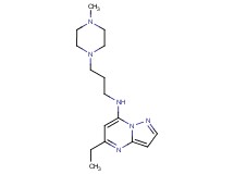 5-ethyl-N-[3-(4-methyl-1-piperazinyl)propyl]pyrazolo[1,5-a]pyrimidin-7-amine