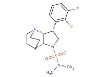 (3R*,3aR*,7aR*)-3-(2,3-difluorophenyl)-N,N-dimethylhexahydro-4,7-ethanopyrrolo[3,2-b]pyridine-1(2H)-sulfonamide