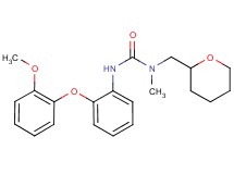 N'-[2-(2-methoxyphenoxy)phenyl]-N-methyl-N-(tetrahydro-2H-pyran-2-ylmethyl)urea