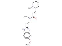 N-[2-(5-methoxy-1H-benzimidazol-2-yl)ethyl]-N-methyl-3-(1-methyl-2-piperidinyl)propanamide
