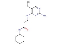 N~3~-(2-amino-5-ethylpyrimidin-4-yl)-N~1~-cyclohexyl-beta-alaninamide