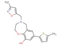 4-[(3-methylisoxazol-5-yl)methyl]-7-(5-methyl-2-thienyl)-2,3,4,5-tetrahydro-1,4-benzoxazepin-9-ol