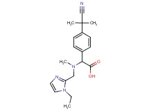 [4-(1-cyano-1-methylethyl)phenyl][[(1-ethyl-1H-imidazol-2-yl)methyl](methyl)amino]acetic acid