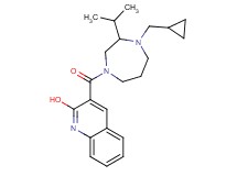3-{[4-(cyclopropylmethyl)-3-isopropyl-1,4-diazepan-1-yl]carbonyl}-2-quinolinol