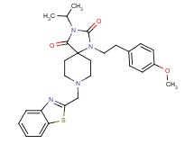 8-(1,3-benzothiazol-2-ylmethyl)-3-isopropyl-1-[2-(4-methoxyphenyl)ethyl]-1,3,8-triazaspiro[4.5]decane-2,4-dione
