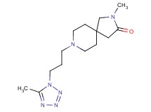 2-methyl-8-[3-(5-methyl-1H-tetrazol-1-yl)propyl]-2,8-diazaspiro[4.5]decan-3-one