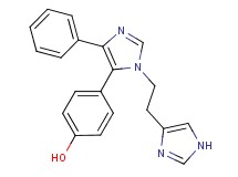 4-{1-[2-(1H-imidazol-4-yl)ethyl]-4-phenyl-1H-imidazol-5-yl}phenol
