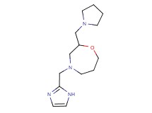 4-(1H-imidazol-2-ylmethyl)-2-(pyrrolidin-1-ylmethyl)-1,4-oxazepane