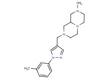 2-methyl-8-{[1-(3-methylphenyl)-1H-pyrazol-4-yl]methyl}octahydro-2H-pyrazino[1,2-a]pyrazine