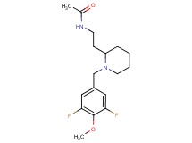 N-{2-[1-(3,5-difluoro-4-methoxybenzyl)-2-piperidinyl]ethyl}acetamide
