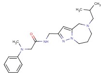 N~1~-[(5-isobutyl-5,6,7,8-tetrahydro-4H-pyrazolo[1,5-a][1,4]diazepin-2-yl)methyl]-N~2~-methyl-N~2~-phenylglycinamide
