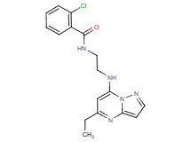 2-chloro-N-{2-[(5-ethylpyrazolo[1,5-a]pyrimidin-7-yl)amino]ethyl}benzamide