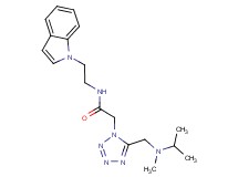 N-[2-(1H-indol-1-yl)ethyl]-2-(5-{[isopropyl(methyl)amino]methyl}-1H-tetrazol-1-yl)acetamide