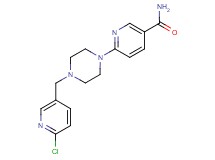 6-{4-[(6-chloropyridin-3-yl)methyl]piperazin-1-yl}nicotinamide