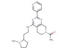 7-acetyl-N-[2-(1-methylpyrrolidin-2-yl)ethyl]-2-pyridin-3-yl-5,6,7,8-tetrahydropyrido[3,4-d]pyrimidin-4-amine