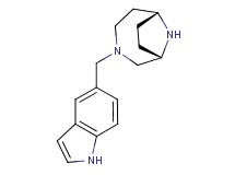 (1S*,6R*)-3-(1H-indol-5-ylmethyl)-3,9-diazabicyclo[4.2.1]nonane