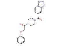 7-{[4-(phenoxyacetyl)piperazin-1-yl]carbonyl}tetrazolo[1,5-a]pyridine