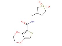 N-[(1,1-dioxidotetrahydro-3-thienyl)methyl]-2,3-dihydrothieno[3,4-b][1,4]dioxine-5-carboxamide