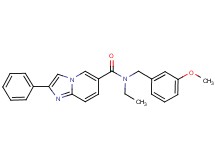N-ethyl-N-(3-methoxybenzyl)-2-phenylimidazo[1,2-a]pyridine-6-carboxamide