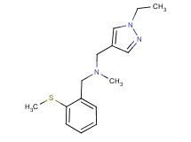 1-(1-ethyl-1H-pyrazol-4-yl)-N-methyl-N-[2-(methylthio)benzyl]methanamine