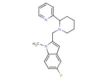 5-fluoro-1-methyl-2-{[2-(2-pyridinyl)-1-piperidinyl]methyl}-1H-indole