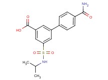 4'-(aminocarbonyl)-5-[(isopropylamino)sulfonyl]biphenyl-3-carboxylic acid