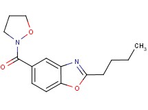 2-butyl-5-(2-isoxazolidinylcarbonyl)-1,3-benzoxazole