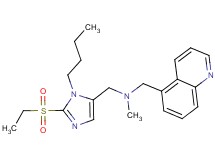 1-[1-butyl-2-(ethylsulfonyl)-1H-imidazol-5-yl]-N-methyl-N-(5-quinolinylmethyl)methanamine