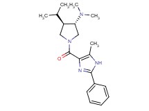 (3S*,4R*)-4-isopropyl-N,N-dimethyl-1-[(5-methyl-2-phenyl-1H-imidazol-4-yl)carbonyl]-3-pyrrolidinamine