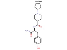 N-[(1-cyclopentylpiperidin-4-yl)carbonyl]-L-tyrosinamide