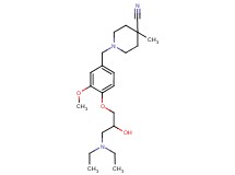 1-{4-[3-(diethylamino)-2-hydroxypropoxy]-3-methoxybenzyl}-4-methylpiperidine-4-carbonitrile