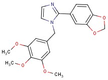2-(1,3-benzodioxol-5-yl)-1-(3,4,5-trimethoxybenzyl)-1H-imidazole