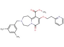methyl 3-(3,5-dimethylbenzyl)-7-oxo-9-[2-(2-pyridinyl)ethoxy]-1,2,3,4,5,7-hexahydropyrido[1,2-d][1,4]diazepine-10-carboxylate
