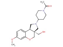 [(3aS*,9bS*)-2-(1-acetylpiperidin-4-yl)-7-methoxy-1,2,3,9b-tetrahydrochromeno[3,4-c]pyrrol-3a(4H)-yl]methanol