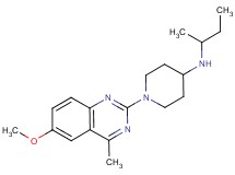 N-(sec-butyl)-1-(6-methoxy-4-methyl-2-quinazolinyl)-4-piperidinamine