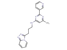 6-methyl-2-pyridin-3-yl-N-(3-[1,2,4]triazolo[4,3-a]pyridin-3-ylpropyl)pyrimidin-4-amine